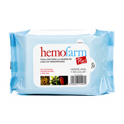 HEMOFARM PLUS TOALLITAS 40 UDS. HEMOFARM PLUS TOALLITAS 40 UDS.